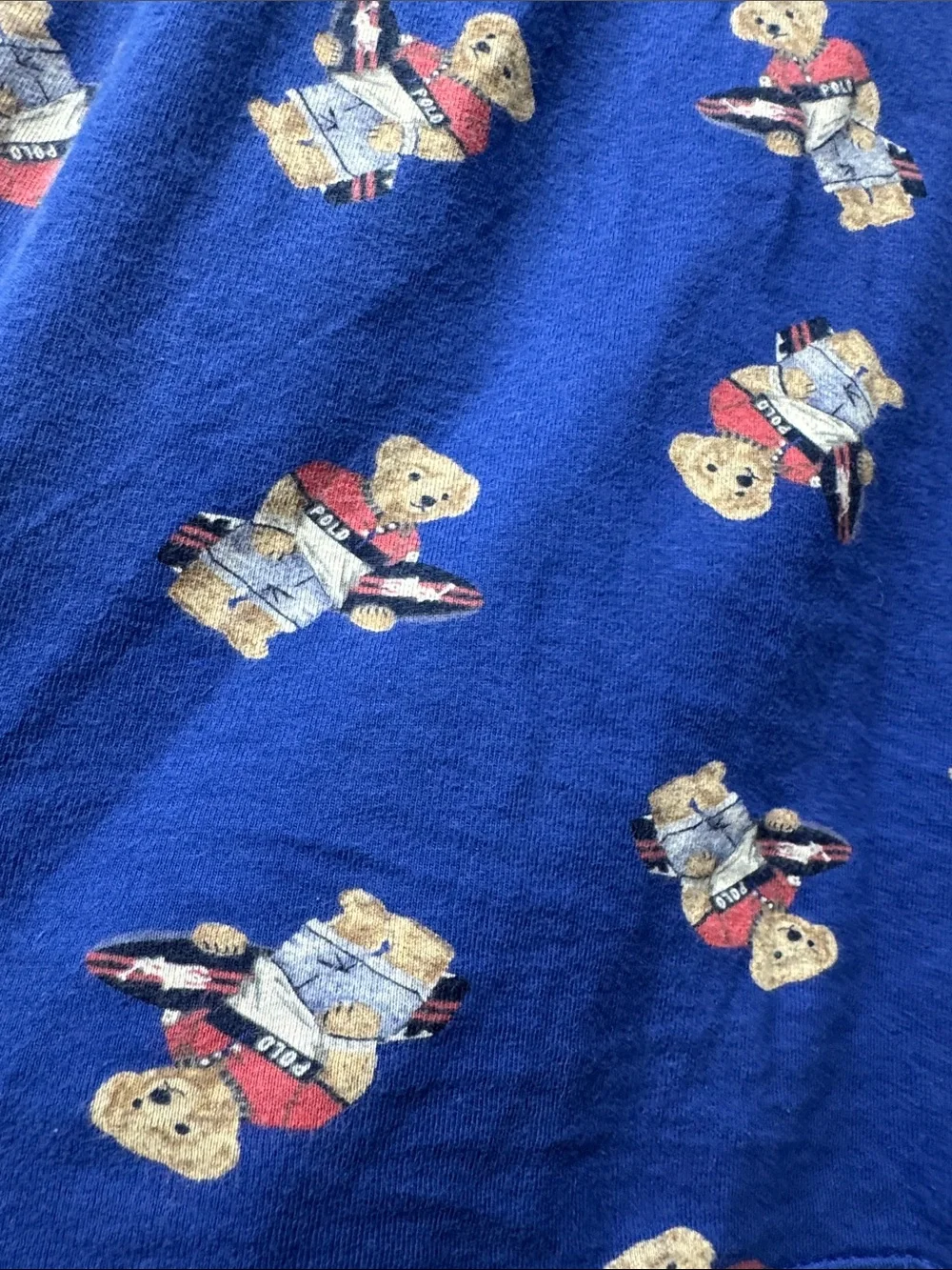 Polo Ralph Lauren Sleepwear Polo Bear Pajama Shorts Surfer Y2K Lounge Comfy Soft